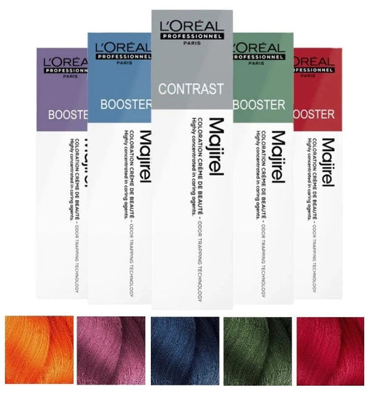 L’Oréal Professionnel Majirel Hair Colour 50ml professional permanent salon hair dye available in all shades with up to 100% grey coverage
