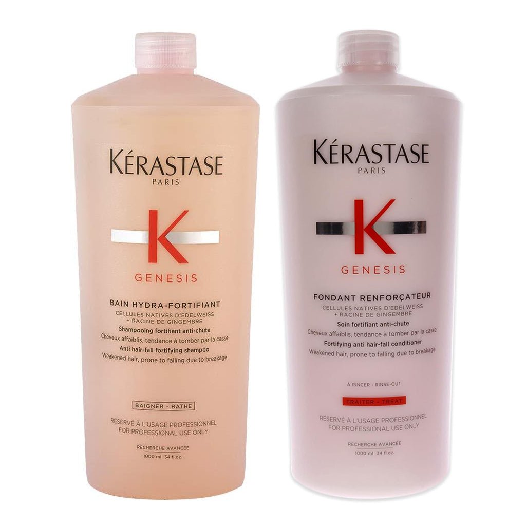 Kérastase Genesis Shampoo & Conditioner für normales bis fettiges Haar – 1000ml