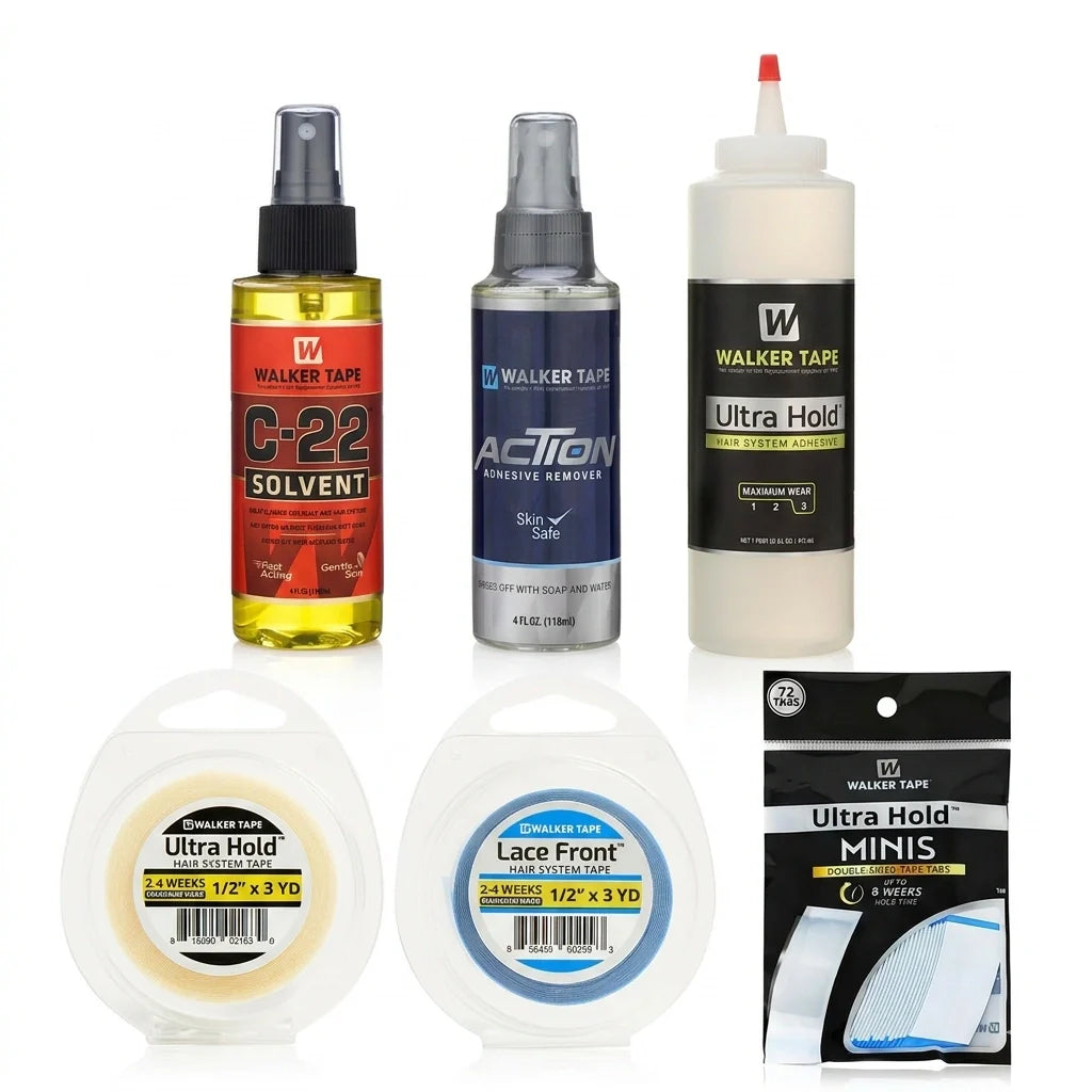 Walker Tape Wig Adhesives, Lace Front Tape & Hair System Accessories