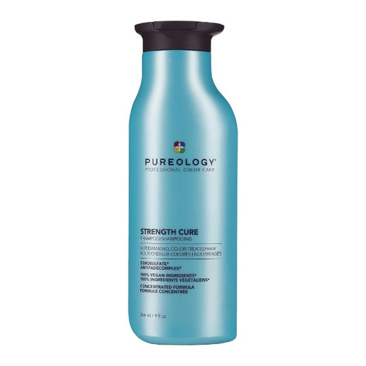 Pureology Strength Cure Shampoo 266ml sulfate-free shampoo for damaged colour-treated hair