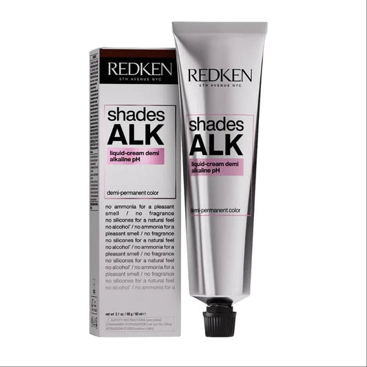 Redken Shades ALK Liquid-Cream Alkaline Demi Permanent Hair Color 60ml professional ammonia-free demi-permanent salon hair colour