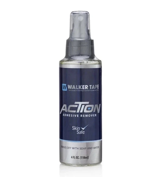 Walker Action Adhesive Remover Spray 4 fl oz for wigs hair systems lace wigs and adhesive removal