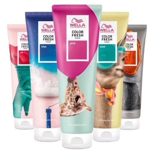 Wella Professionals Color Fresh Mask Lilac Frost — cool purple toning hair mask for blonde and pre-lightened hair, anti-yellow formula for frost-effect results