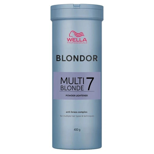 Wella Professionals Blondor Multi-Blonde 7 Powder Lightener 400g professional bleach powder for up to 7 levels of blonde lift