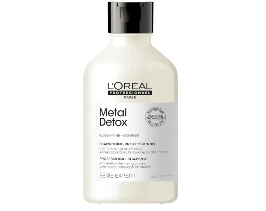 L'Oréal Professionnel Metal Detox Anti-Metal Cleansing Cream Shampoo 300ml — sulphate-free hard water shampoo for colour-treated hair