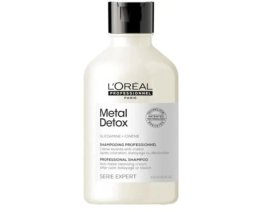 L'Oréal Professionnel Metal Detox Anti-Metal Cleansing Cream Shampoo 300ml — sulphate-free hard water shampoo for colour-treated hair